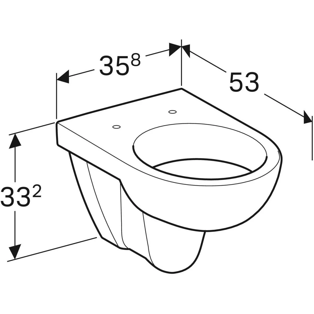 WC Geberit Selnova, suspendat, fara capac, alb, 500.260.01.7 [3]