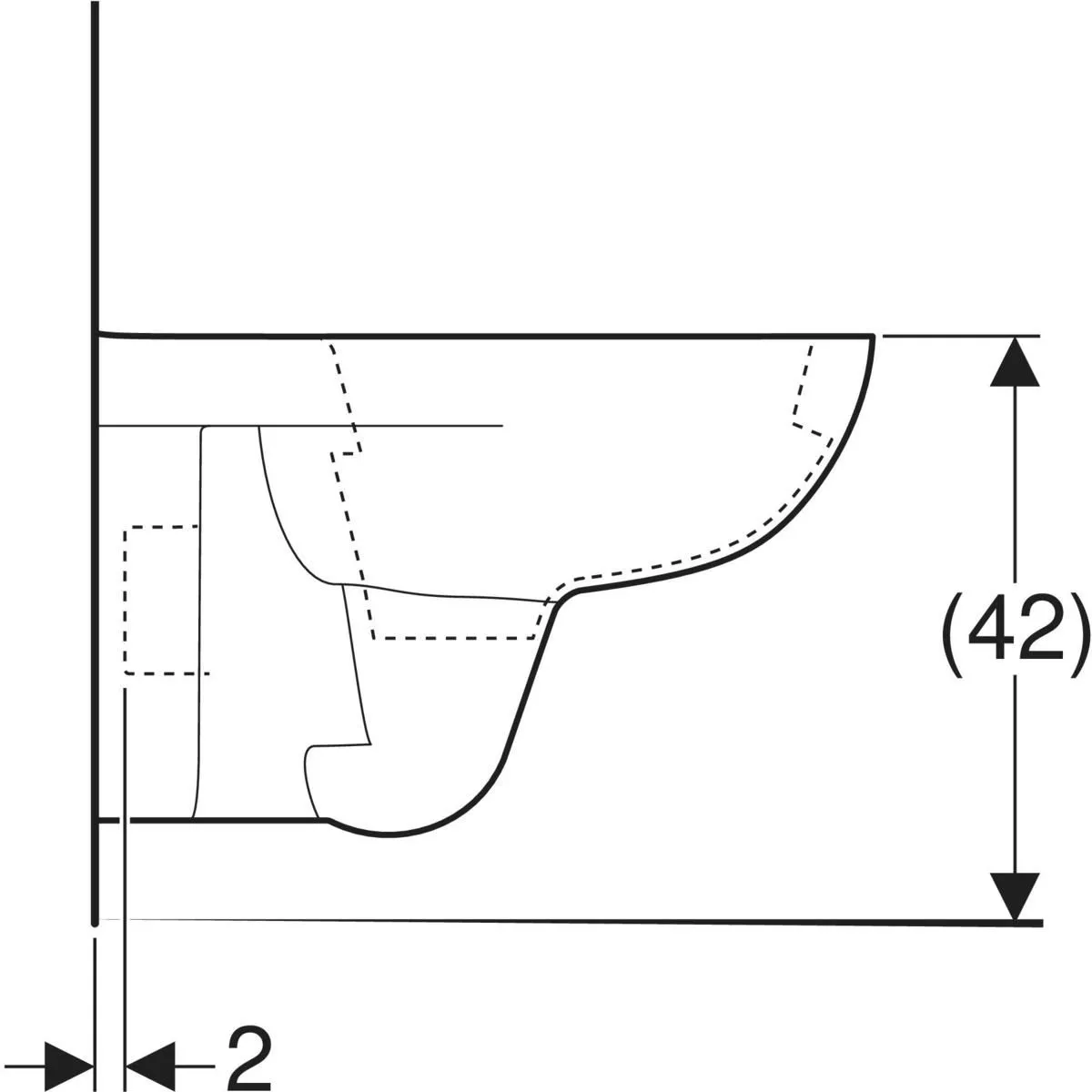 WC Geberit Selnova, suspendat, fara capac, alb, 500.260.01.7 [4]