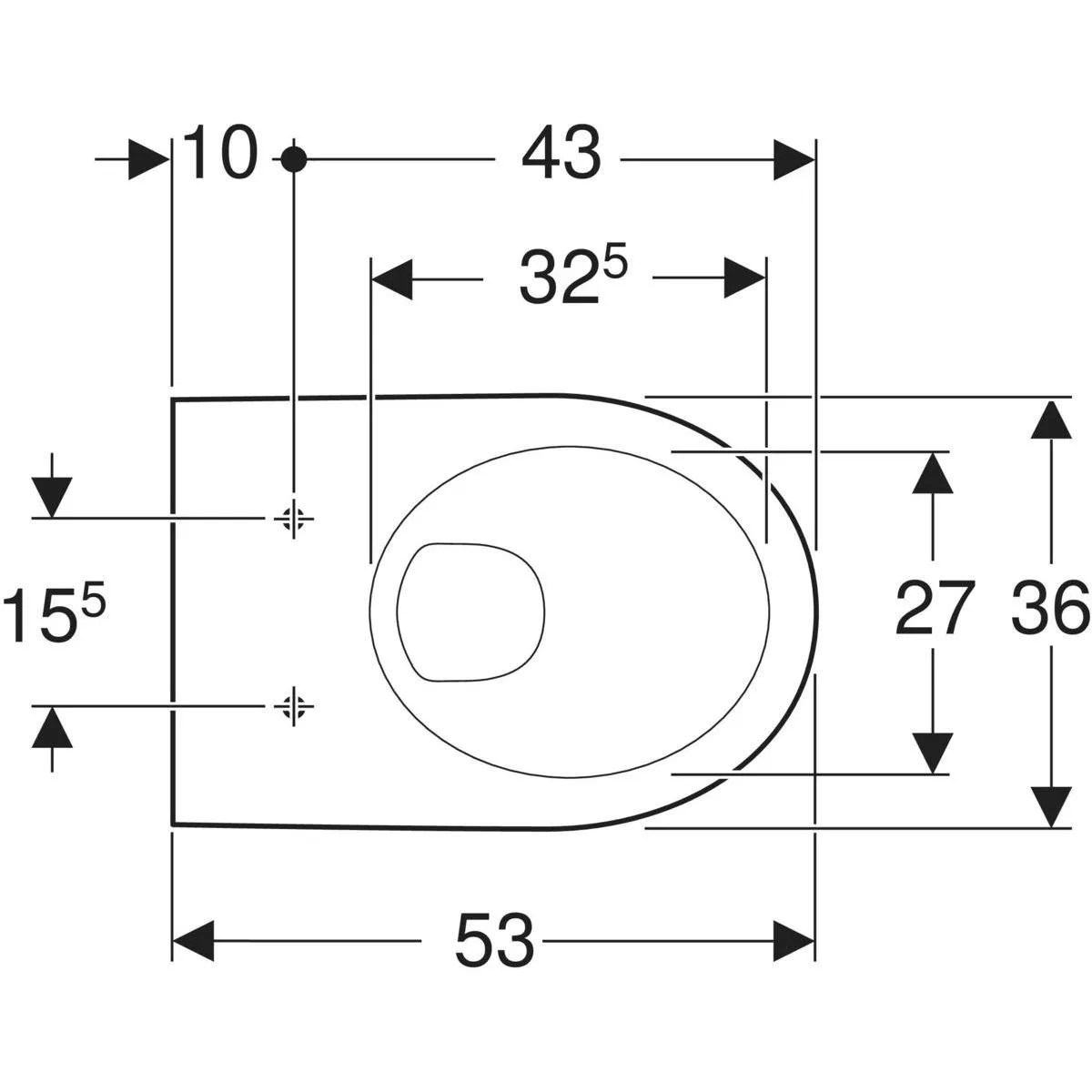 WC Geberit Selnova, suspendat, fara capac, alb, 500.260.01.7 [6]