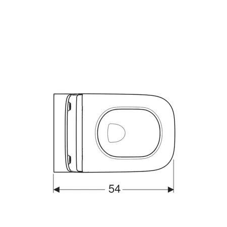 WC Geberit Smyle Square, suspendat, Rimless, capac SoftClose, alb, 500.685.01.1 [3]