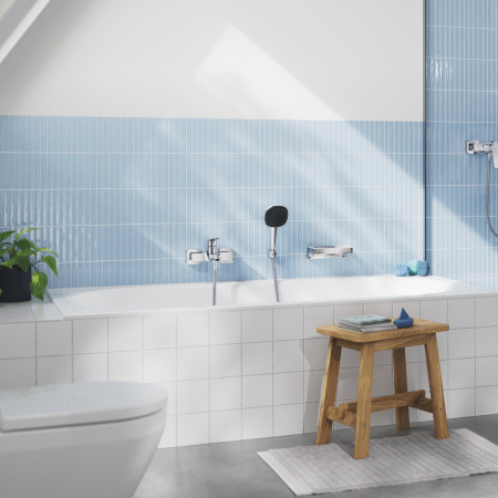 WC Grohe 102485SH00, Euro Ceramic, pe perete, Rimless, fara capac, alb [9]