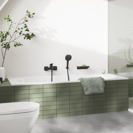 WC Grohe 102485SH00, Euro Ceramic, pe perete, Rimless, fara capac, alb [16]