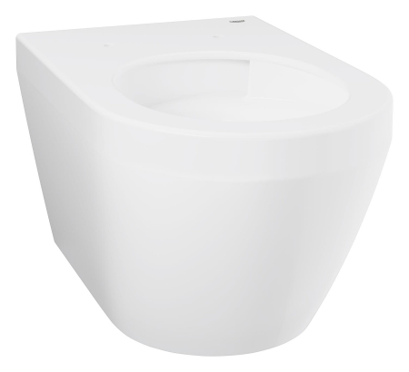 WC Grohe 102485SH00, Euro Ceramic, pe perete, Rimless, fara capac, alb [2]