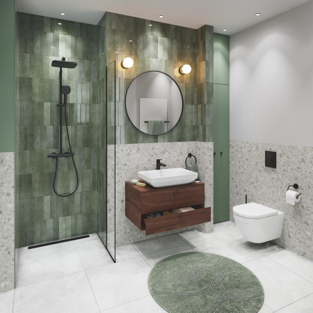 WC Grohe 102485SH00, Euro Ceramic, pe perete, Rimless, fara capac, alb [14]