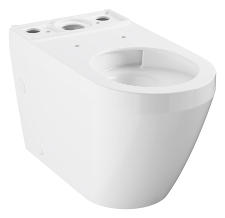 Vase WC - WC Grohe 102489SH00, Euro Ceramic, pe podea, Rimless, fara capac/rezervor, alb