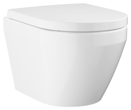 WC Grohe 102509SH00, Euro Ceramic, suspendat, Rimless, capac SoftClose, alb [4]