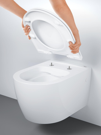 WC Grohe 103848SH00, Start, suspendat, rimless, capac softclose, alb [22]