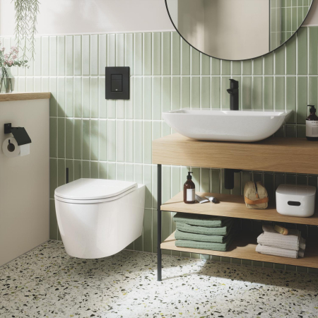 WC Grohe 103848SH00, Start, suspendat, rimless, capac softclose, alb [19]