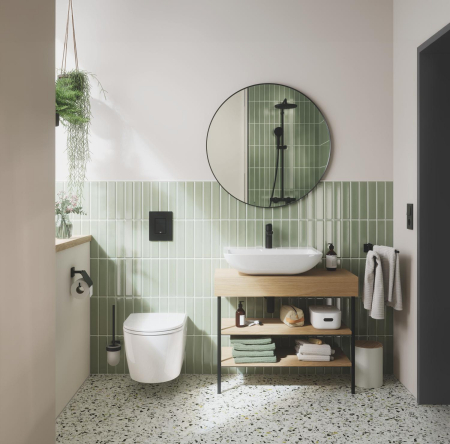 WC Grohe 103848SH00, Start, suspendat, rimless, capac softclose, alb [20]