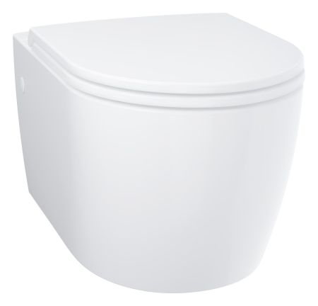 WC Grohe 103848SH00, Start, suspendat, rimless, capac softclose, alb [7]