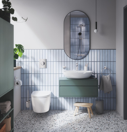 WC Grohe 103848SH00, Start, suspendat, rimless, capac softclose, alb [16]