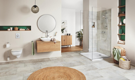 WC Grohe 39809000, 367 mm, 535 mm, 360 mm, 1 functii speciale, suspendat, interior zona montaj, jet de apa, Alb [2]