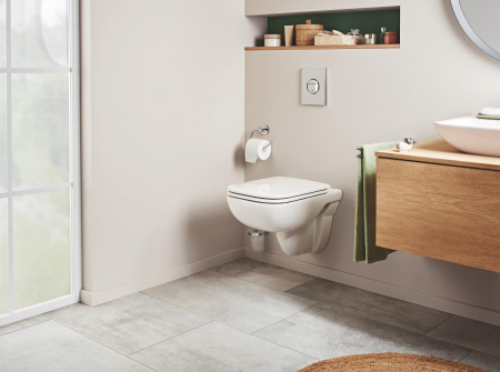 WC Grohe 39809000, 367 mm, 535 mm, 360 mm, 1 functii speciale, suspendat, interior zona montaj, jet de apa, Alb [11]