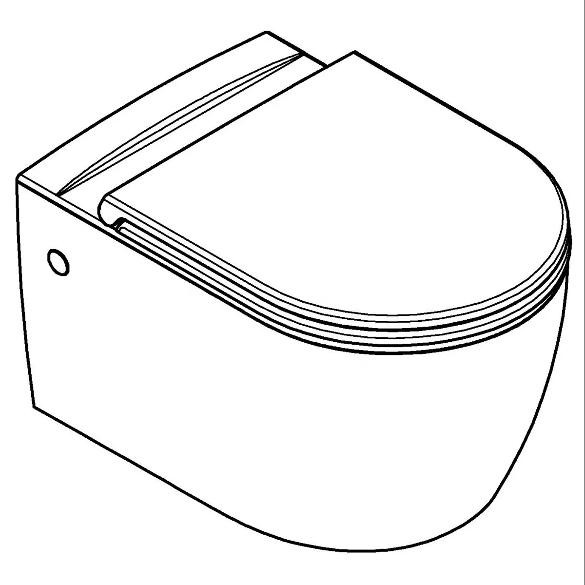 WC Grohe Bau Ceramic, suspendat, rimless, capac softclose, alb, 103860SH00 [16]