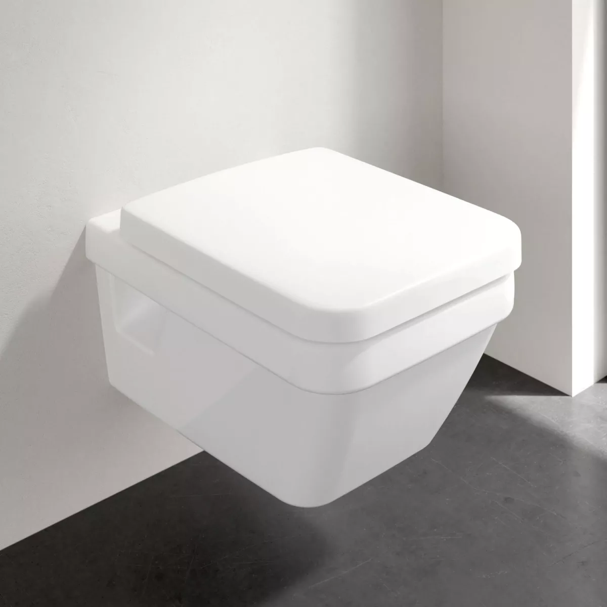 WC Villeroy & Boch Architectura, suspendat, DirectFlush, fara capac, alb, 5685R001 [1]
