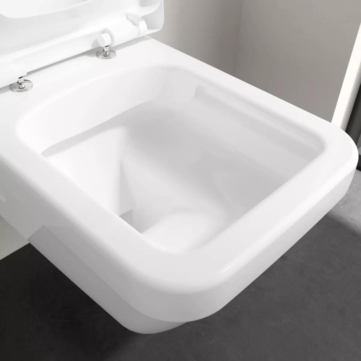 WC Villeroy & Boch Architectura, suspendat, DirectFlush, fara capac, alb, 5685R001 [6]