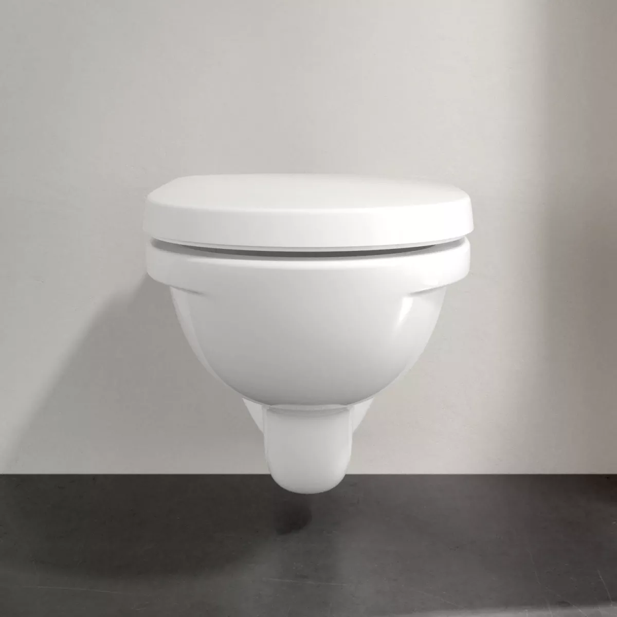 WC Villeroy & Boch O.novo, suspendat, AquaReduct, fara capac, alb, 56601001 [6]