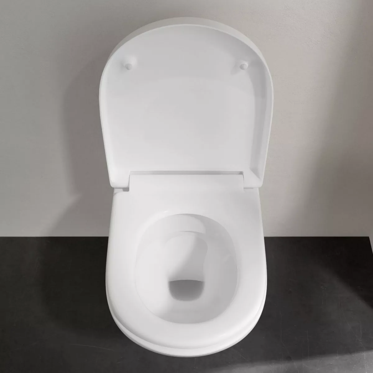WC Villeroy & Boch O.novo, suspendat, AquaReduct, fara capac, alb, 56601001 [8]