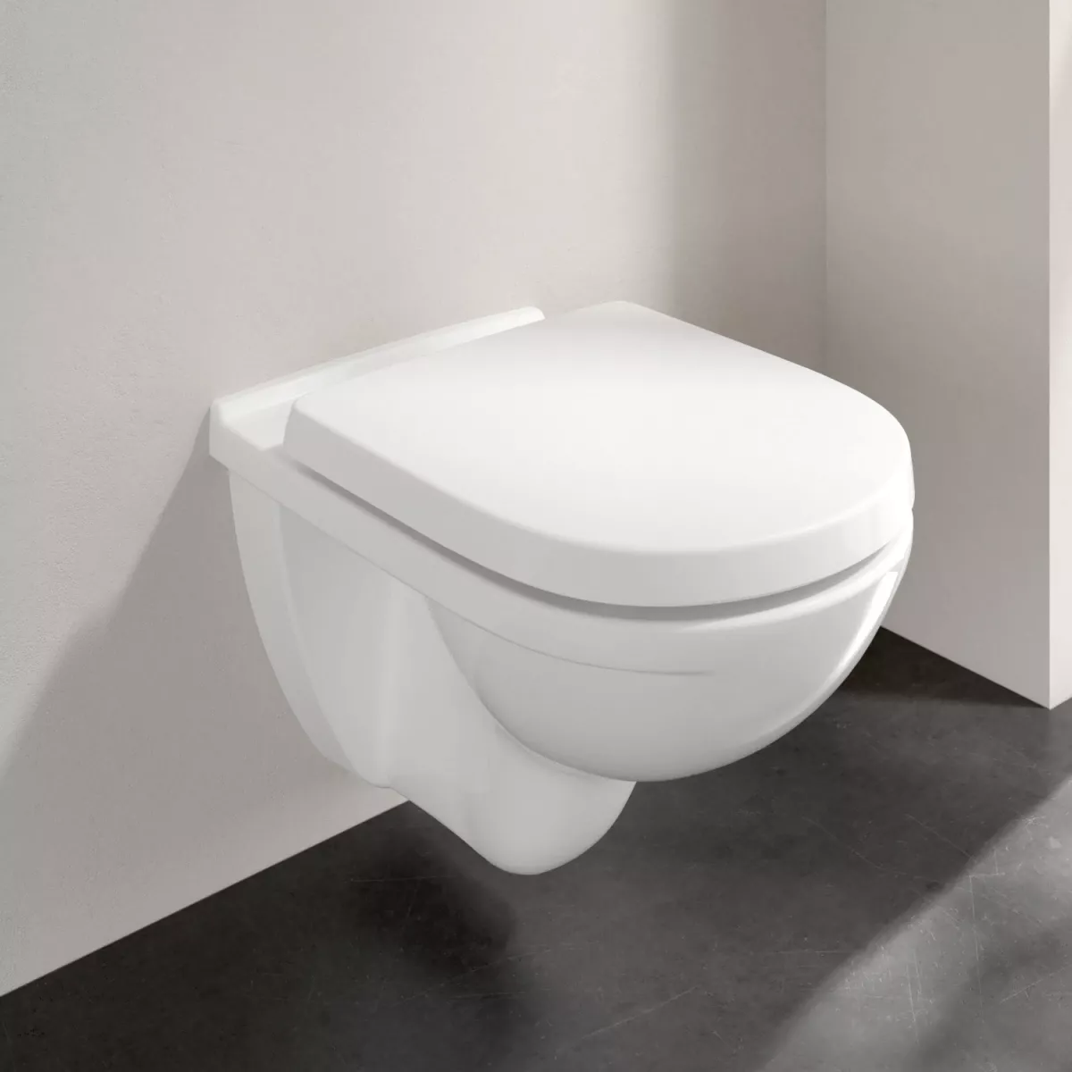 WC Villeroy & Boch O.novo, suspendat, capac, alb, 5660H101 [2]