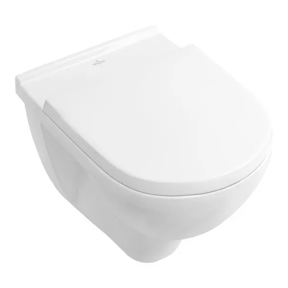 Toalete - WC Villeroy & Boch O.novo, suspendat, capac, alb, 5660H101