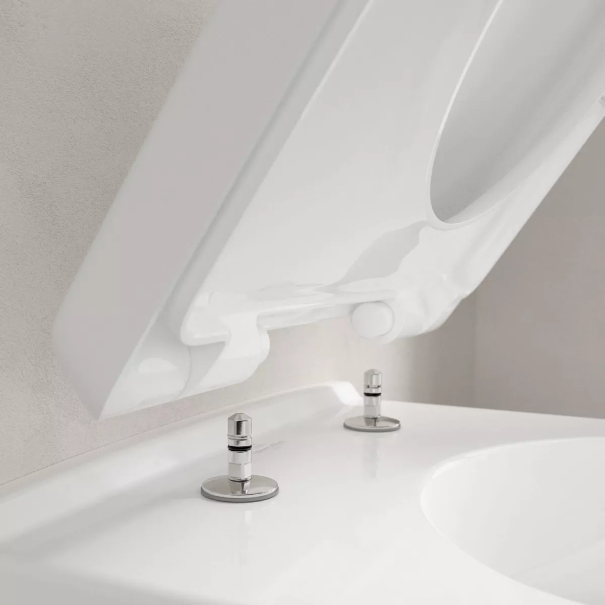 WC Villeroy & Boch O.novo, suspendat, DirectFlush, compact, fara capac, alb, 5688R001 [8]