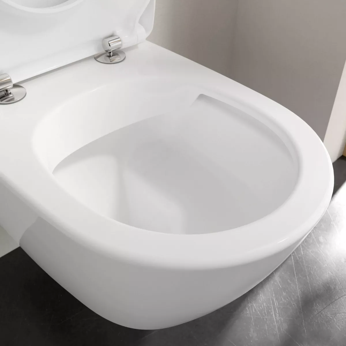WC Villeroy & Boch Subway 2, suspendat, DirectFlush, CeramicPlus, capac SoftClose, alb, 5614R2R1 [6]