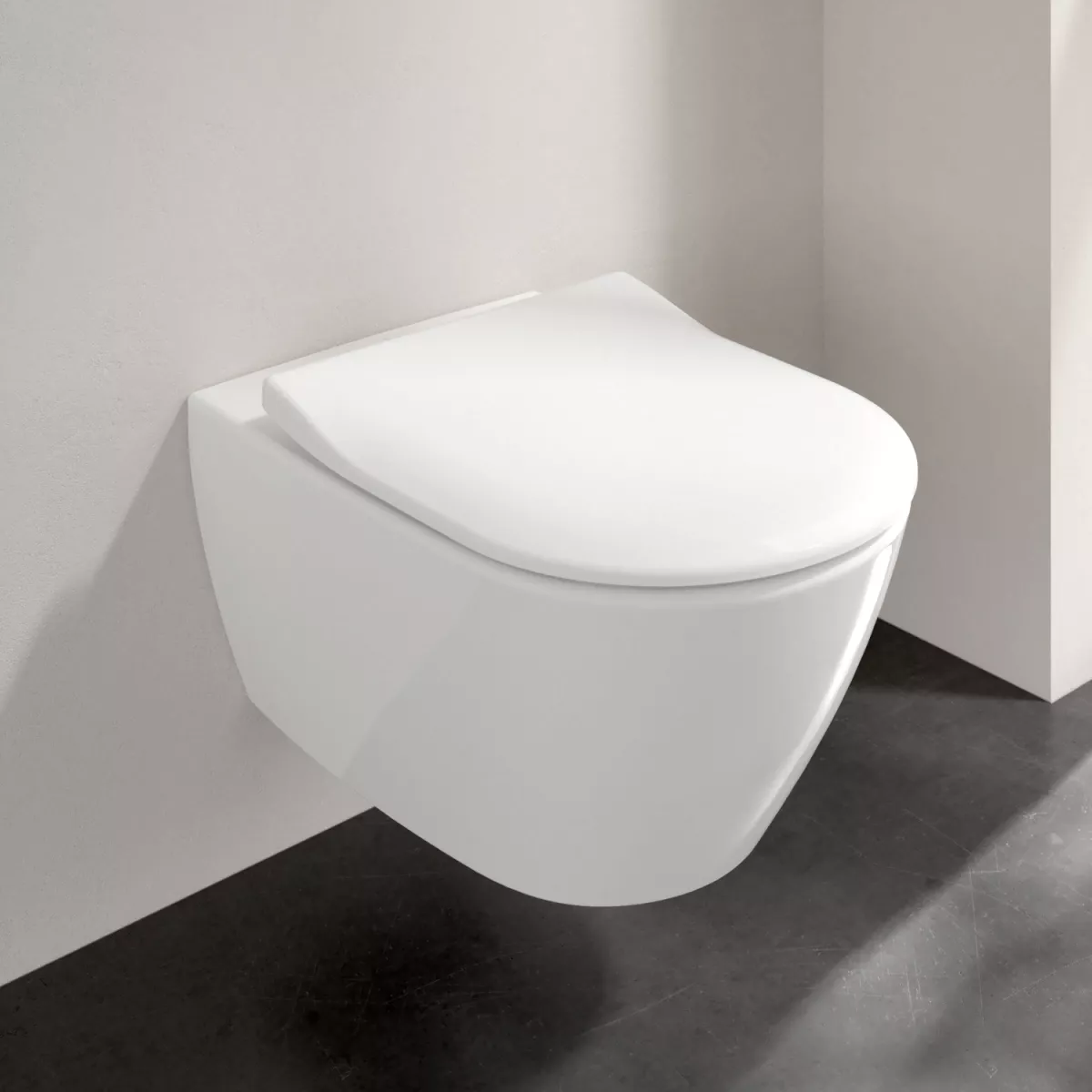WC Villeroy & Boch Subway 2, suspendat, DirectFlush, CeramicPlus, capac SoftClose, alb, 5614R2R1 [1]