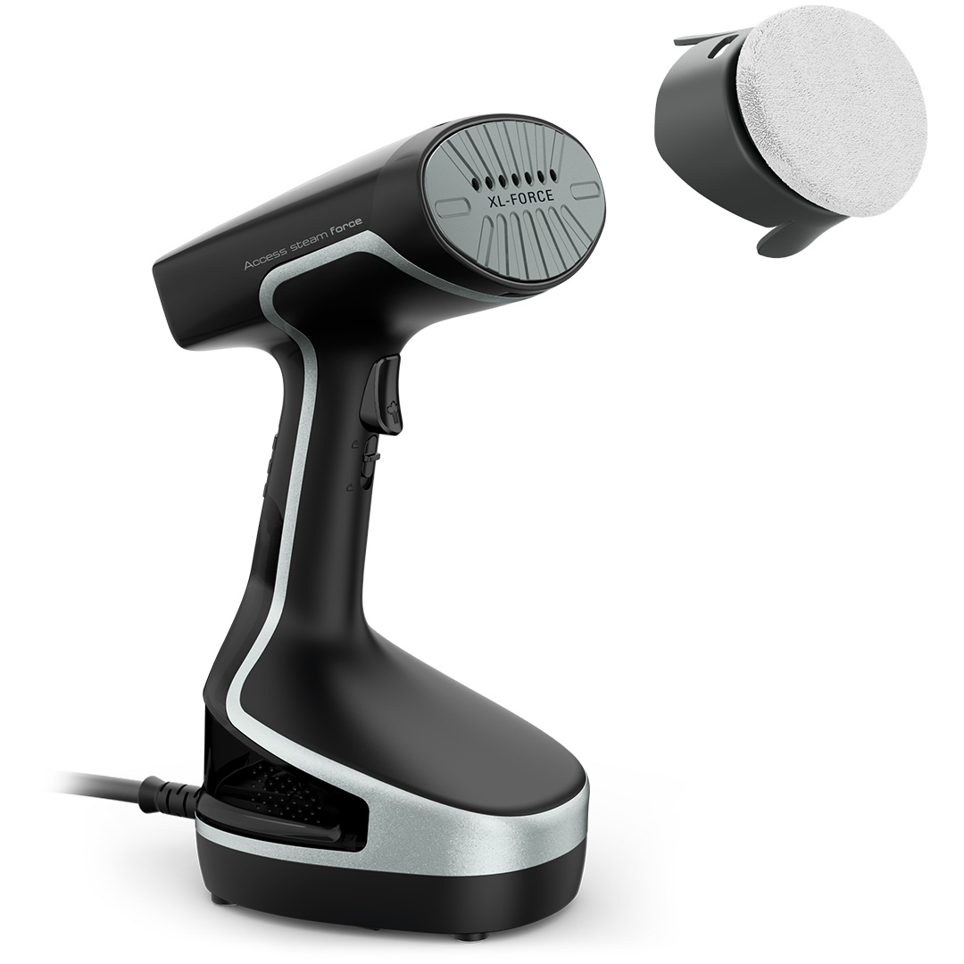 Aparat de calcat vertical cu abur Access Steam DT8230E1, 2000 W, abur 30 g min, jet de abur 90 g min, rezervor detasabil 0.19 L, perie microfibra,