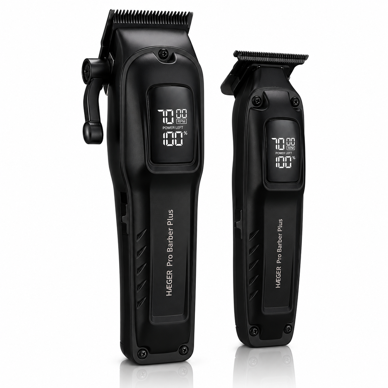 Aparat de tuns si trimmer HAEGER Pro Barber Plus, set 2 in 1, display LED, 10 piepteni, USB-C, Negru Baie>Ingrijire personala>Aparate de tuns & ras brico.ro/ Aparat de tuns si trimmer HAEGER Pro Barber Plus, set 2 in 1, display LED, 10 piepteni, USB-C, Negru Baie>Ingrijire personala>Aparate de tuns & ras brico.ro/