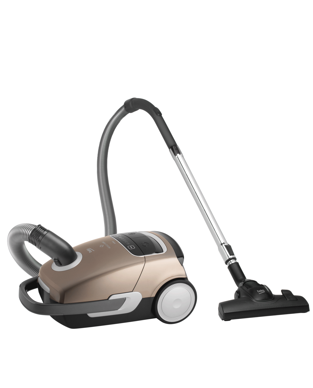 Aspirator cu sac Beko VCC6480T, 800 W, 3.5 L, filtru HEPA 13, performanta AAA, perie turbo animale, 5 accesorii