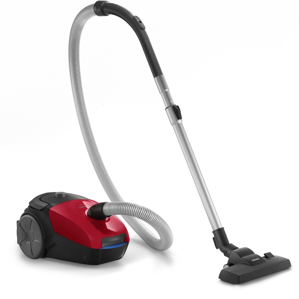 Aspirator cu sac Philips FC8243 09, PowerGo, tip aspirare uscata, tip alimentare retea, tip suprafata universal, rosu