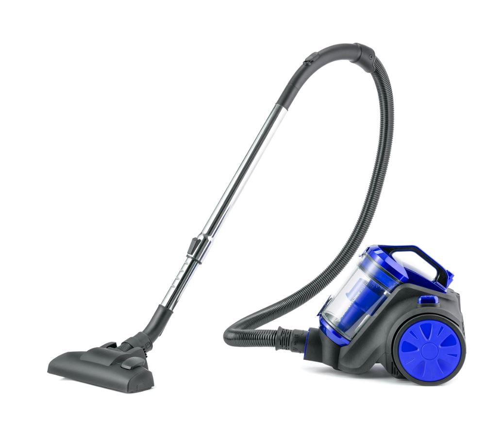 Aspirator fara sac Daewoo RCC-120B-1, tip aspirare uscata, tip alimentare retea, tip suprafata universal, albastru