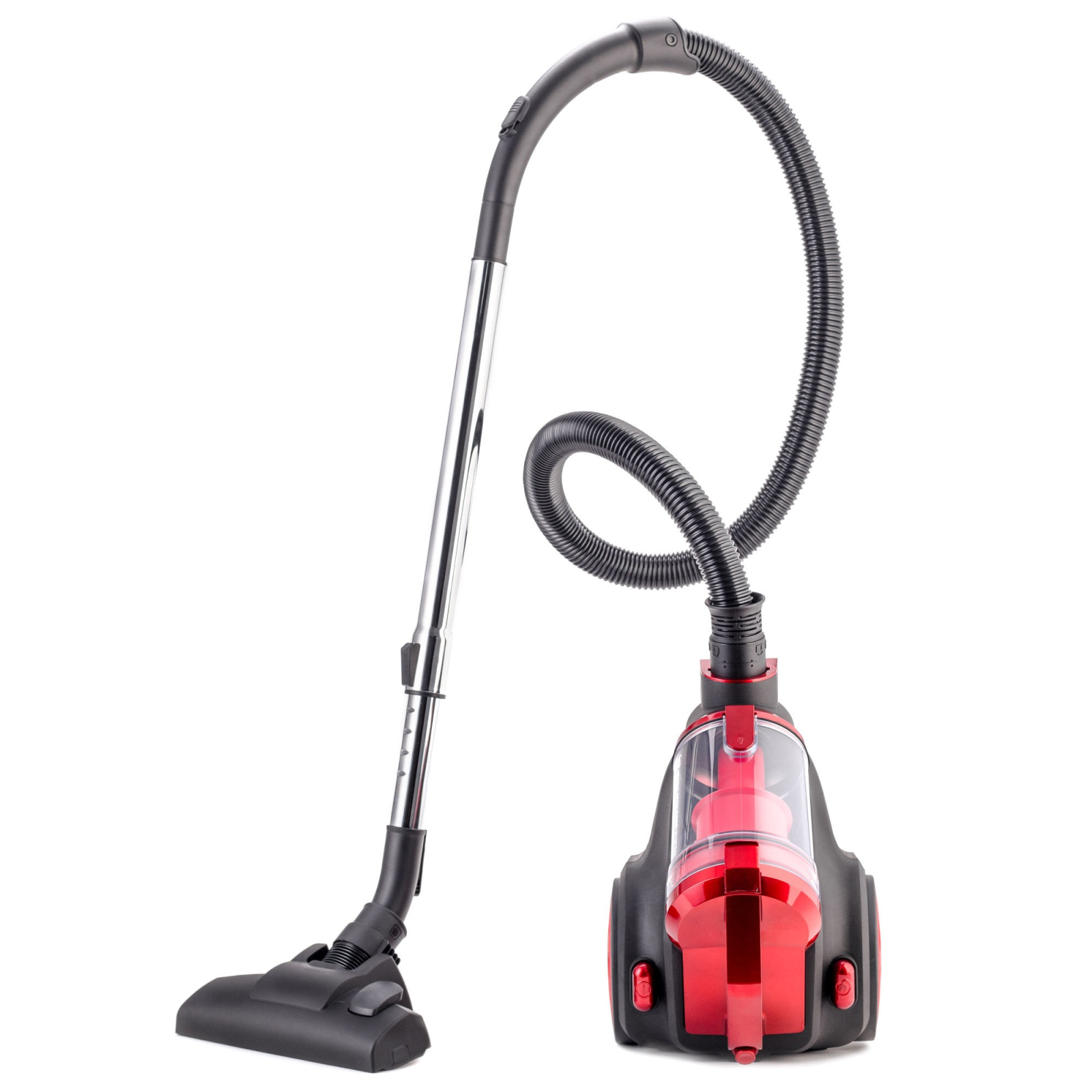 Aspirator fara sac Daewoo RCC-120R-1, tip aspirare uscata, tip alimentare retea, tip suprafata universal, rosu