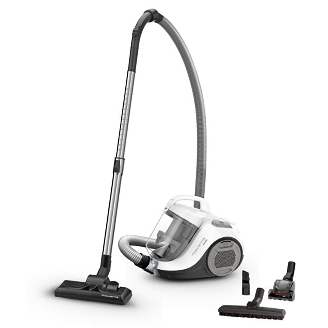 Aspirator fara sac Rowenta Swift Power Cyclonic RO2957EA, 750W , Tehnologie ciclonica, cablu 7.6m, motor Effitech, Animal Care, alb negru