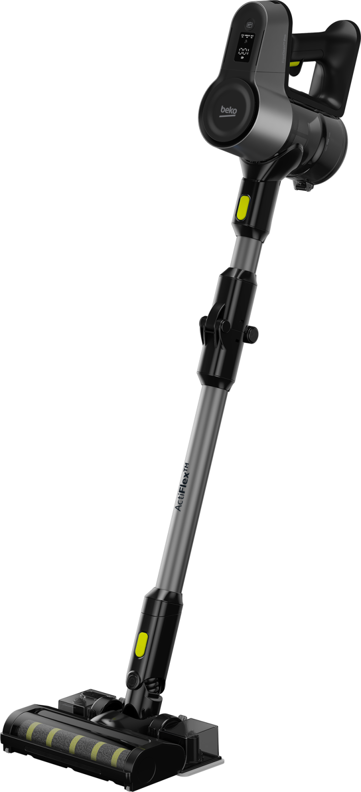Aspirator vertical BEKO ErgoClean PRO VRT84225VI, functie MOP, ActiFlex, Incarcare automata, 0.55l, 25.2V, Autonomie maxima 45 min, Display LED,