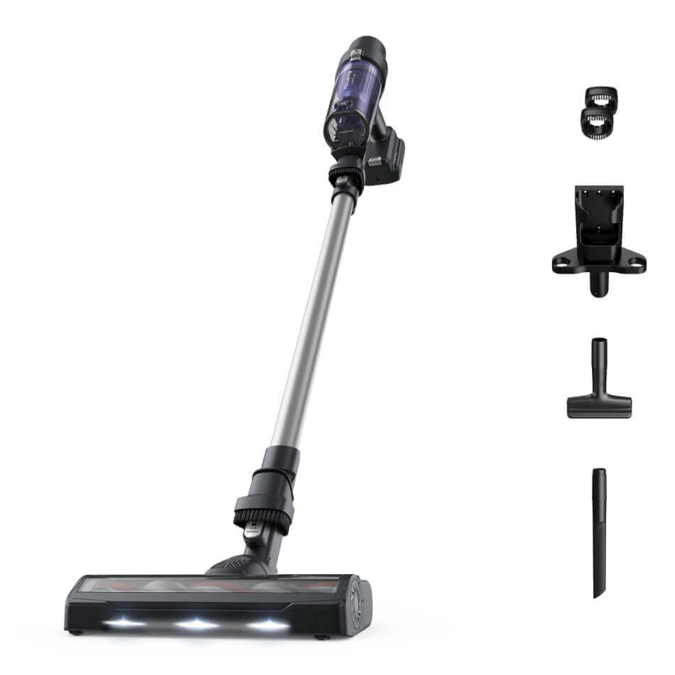 Aspirator vertical Rowenta X-Pert 7.60 RH6A35WO, 140W, autonomie pana la 45 minute, filtrare 99%, recipient de praf 0.44L, perie cu LED, Tehnologie