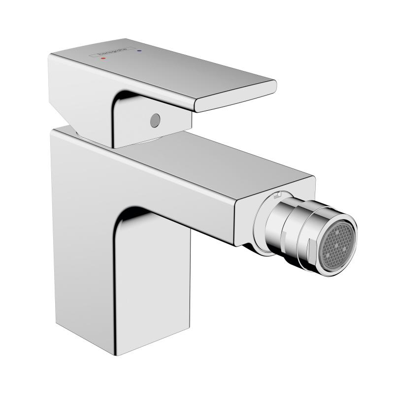 Baterie bideu Hansgrohe Vernis Shape monocomanda crom lucios - Imagine 1