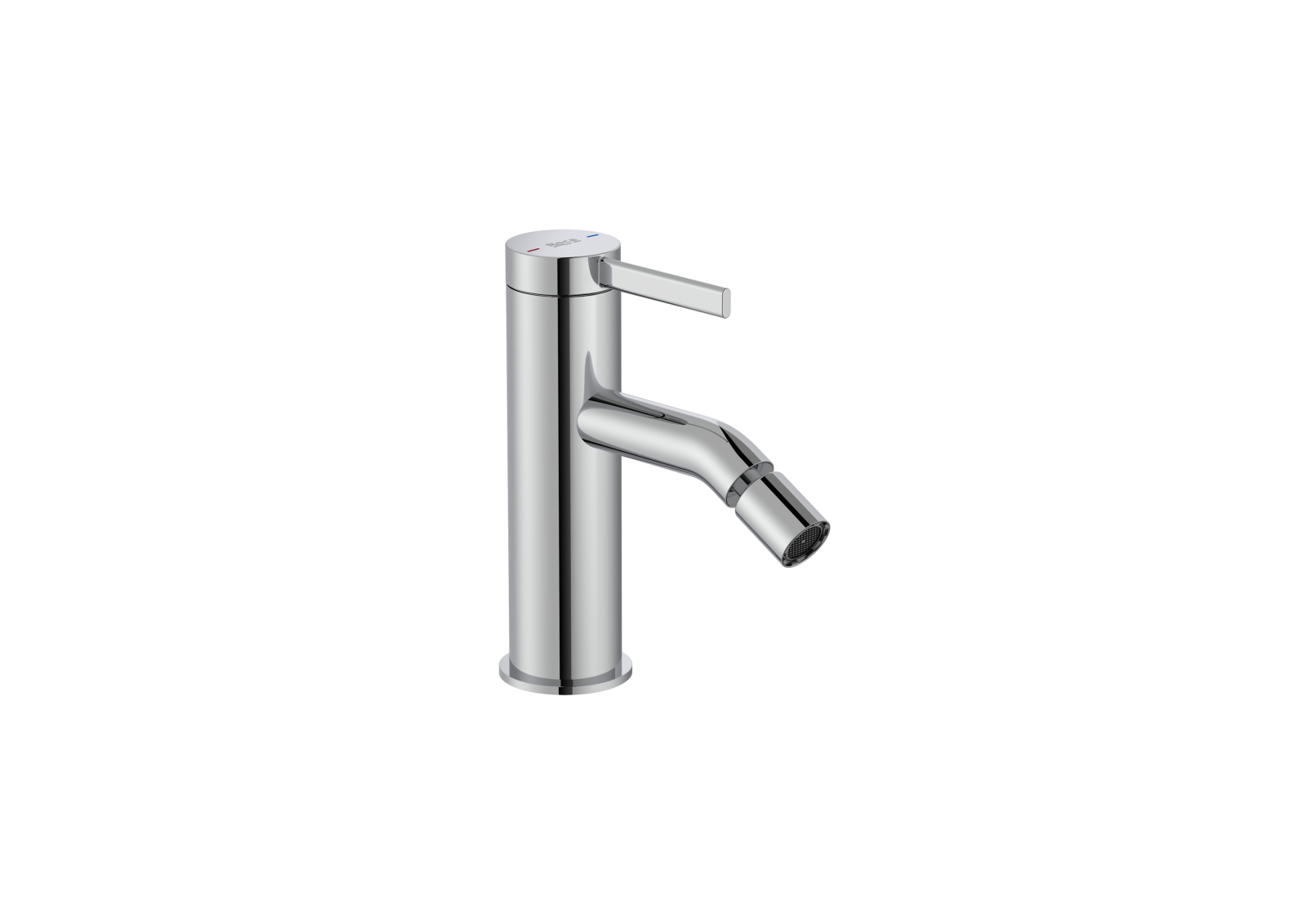 Baterie bideu Roca A5A629EC00, ONA, tip comanda monocomanda, marime s, compatibil cu instalatii sanitare standard, crom