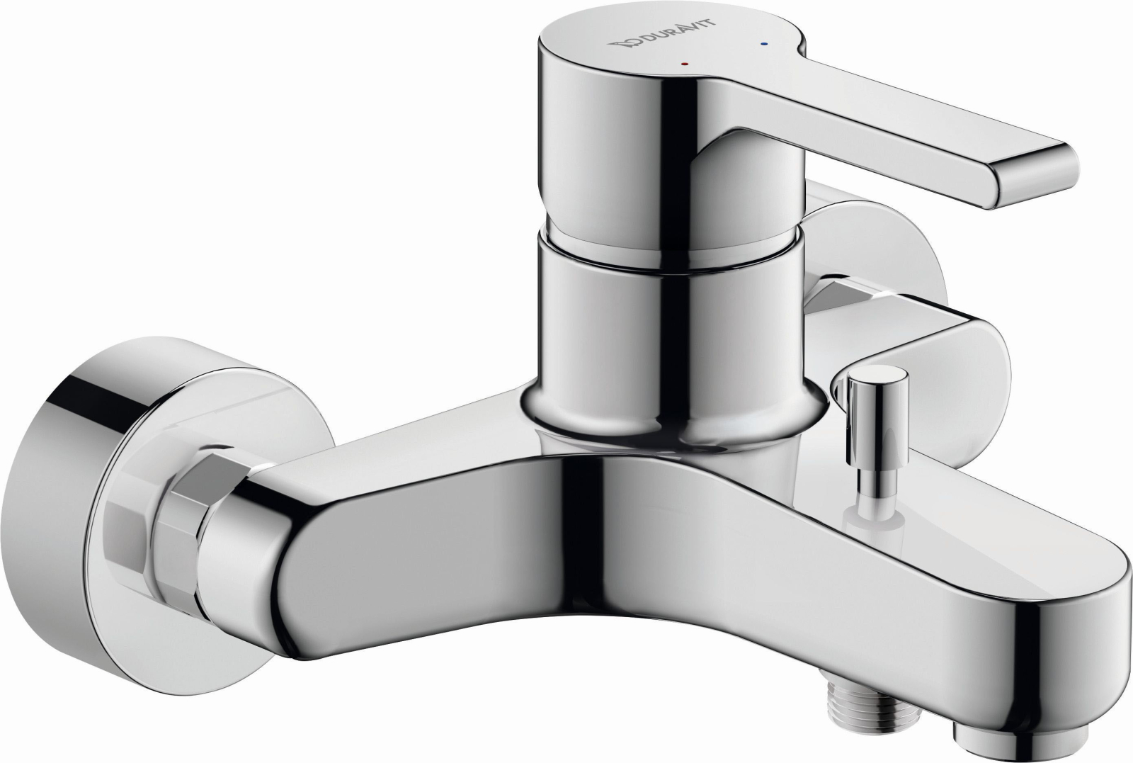 Baterie cada Duravit B25230000010, B.2, montaj pe perete, tip incastrare aparent, tip comanda monocomanda, crom