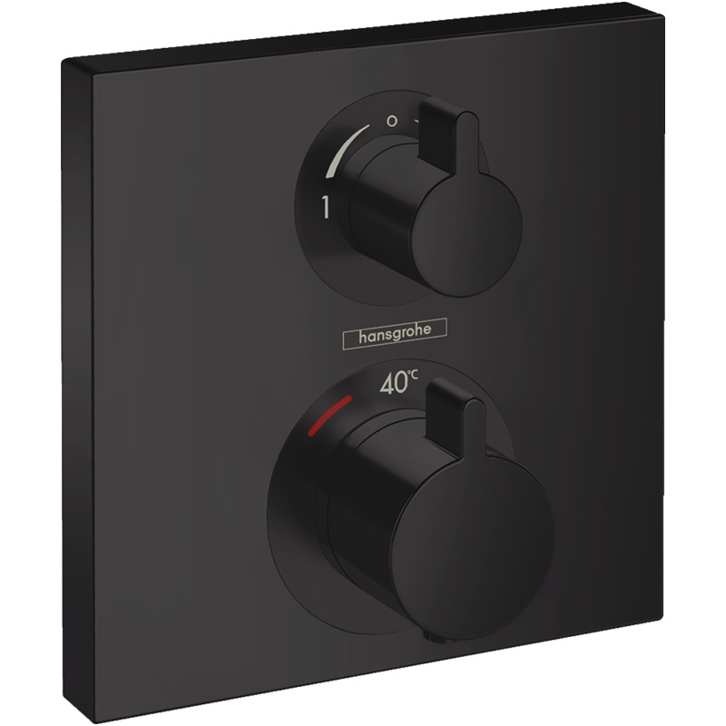 Baterie cada-dus termostat Hansgrohe Ecostat Square, cartus…