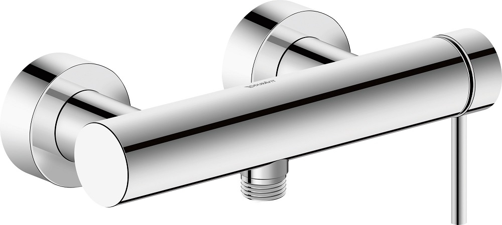 Baterie dus Duravit CE4230000010, Circle, tip incastrare aparent, compatibil cu instalatii sanitare standard, crom