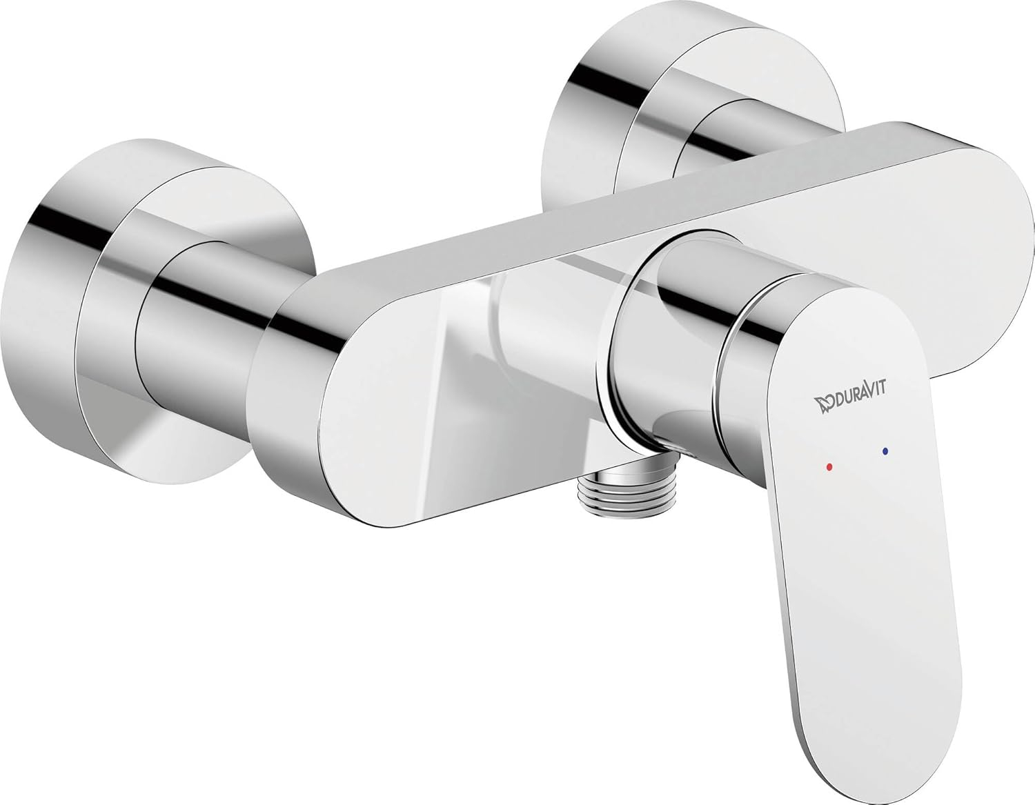 Baterie dus Duravit WA4230000010, Wave, tip incastrare aparent, compatibil cu instalatii sanitare standard, crom