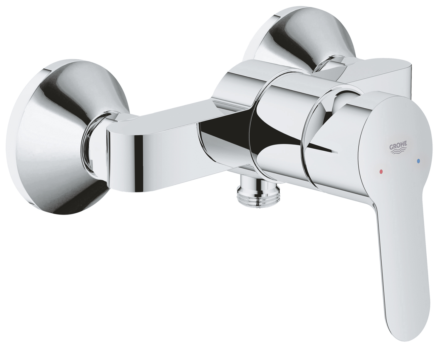 Baterie dus Grohe BauEdge crom lucios - Imagine 1