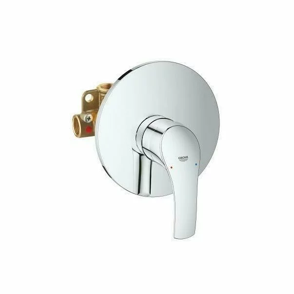 Baterie dus incastrata Grohe Eurosmart New crom cu corp incastrat