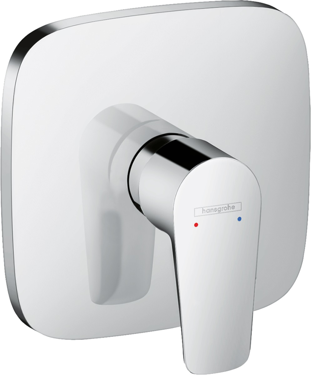 Baterie dus incastrata Hansgrohe Talis E monocomanda crom lucios