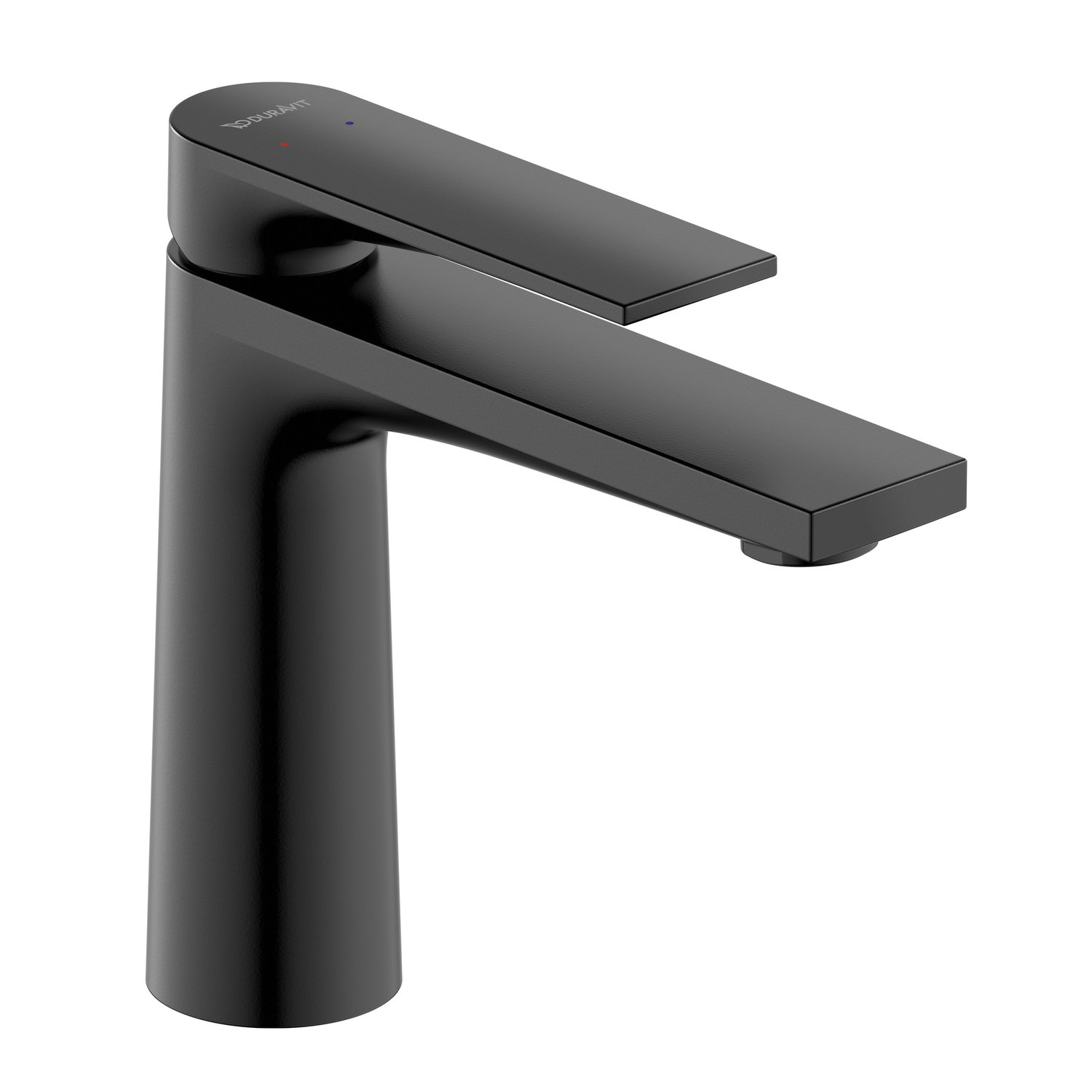 Baterie lavoar Duravit TU1020002046, Tulum, tip comanda monocomanda, marime m, tip instalare pe lavoar, negru