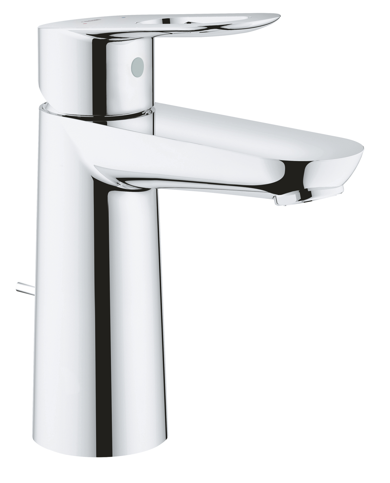 Baterie lavoar Grohe 23762000, Bauloop, tip comanda monocomanda, tip instalare pe lavoar, marime m, crom