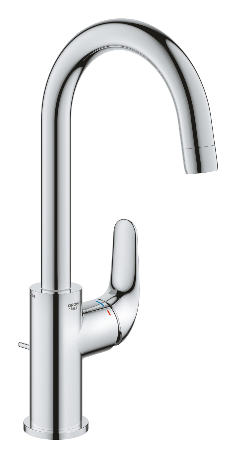 Baterie lavoar Grohe 24330001, Swift, tip comanda monocomanda, tip instalare pe lavoar, pe blat, crom