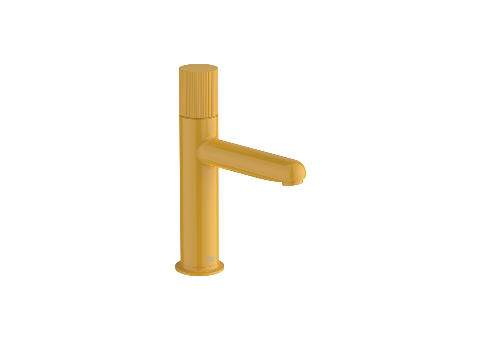 Baterie lavoar Roca A5A3B3FP10, NU, tip comanda monocomanda, marime m, tip instalare pe lavoar, galben