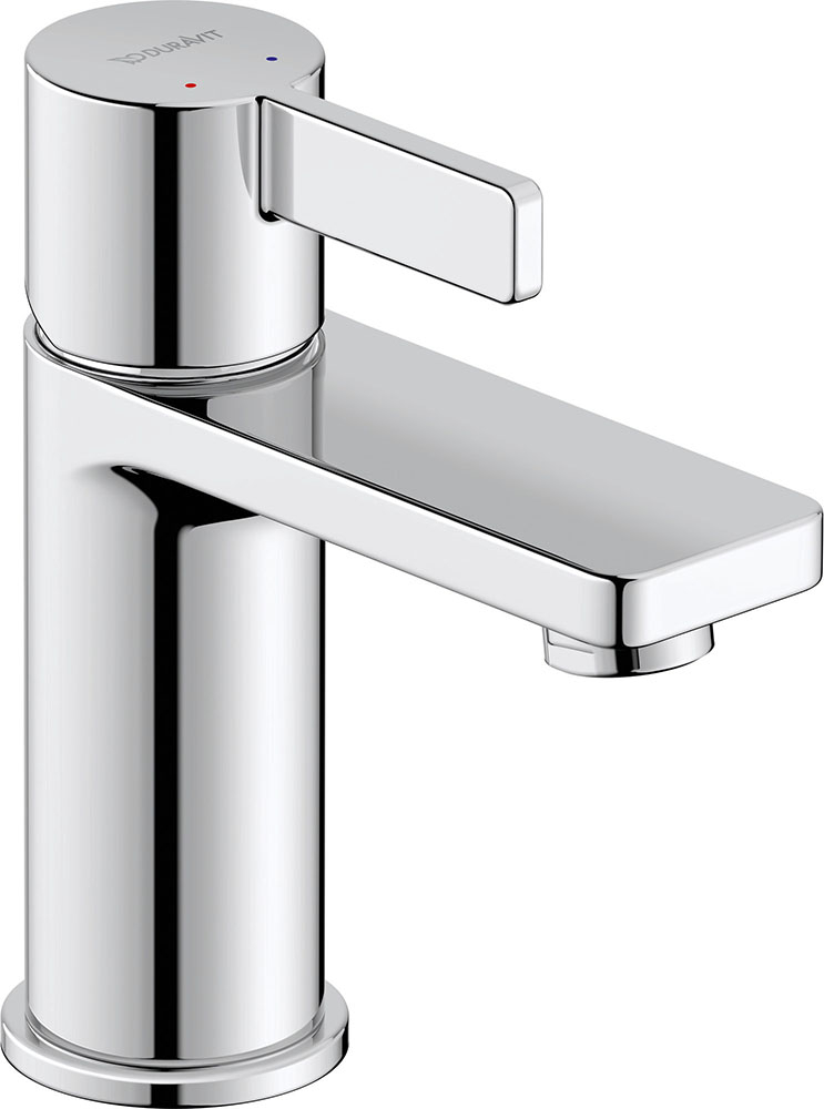 Baterie pentru lavoar Duravit DE1010002010, lavoar D-Neo, compatibil cu instalatii sanitare standard, crom